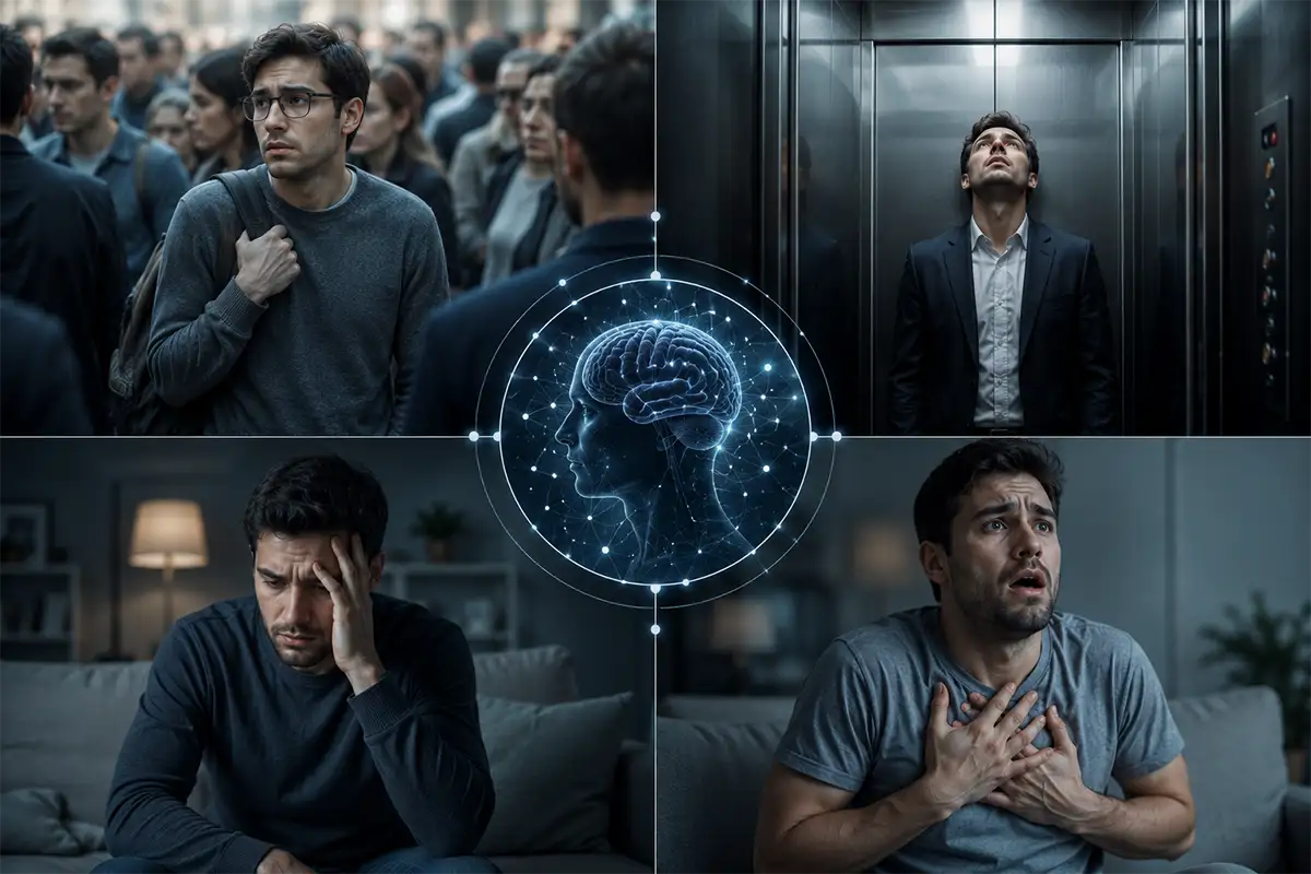 انواع مختلف اختلال‌های اضطرابی